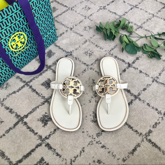 Tory Burch Shoes - Tory Burch Metal Miller Flip Flop
